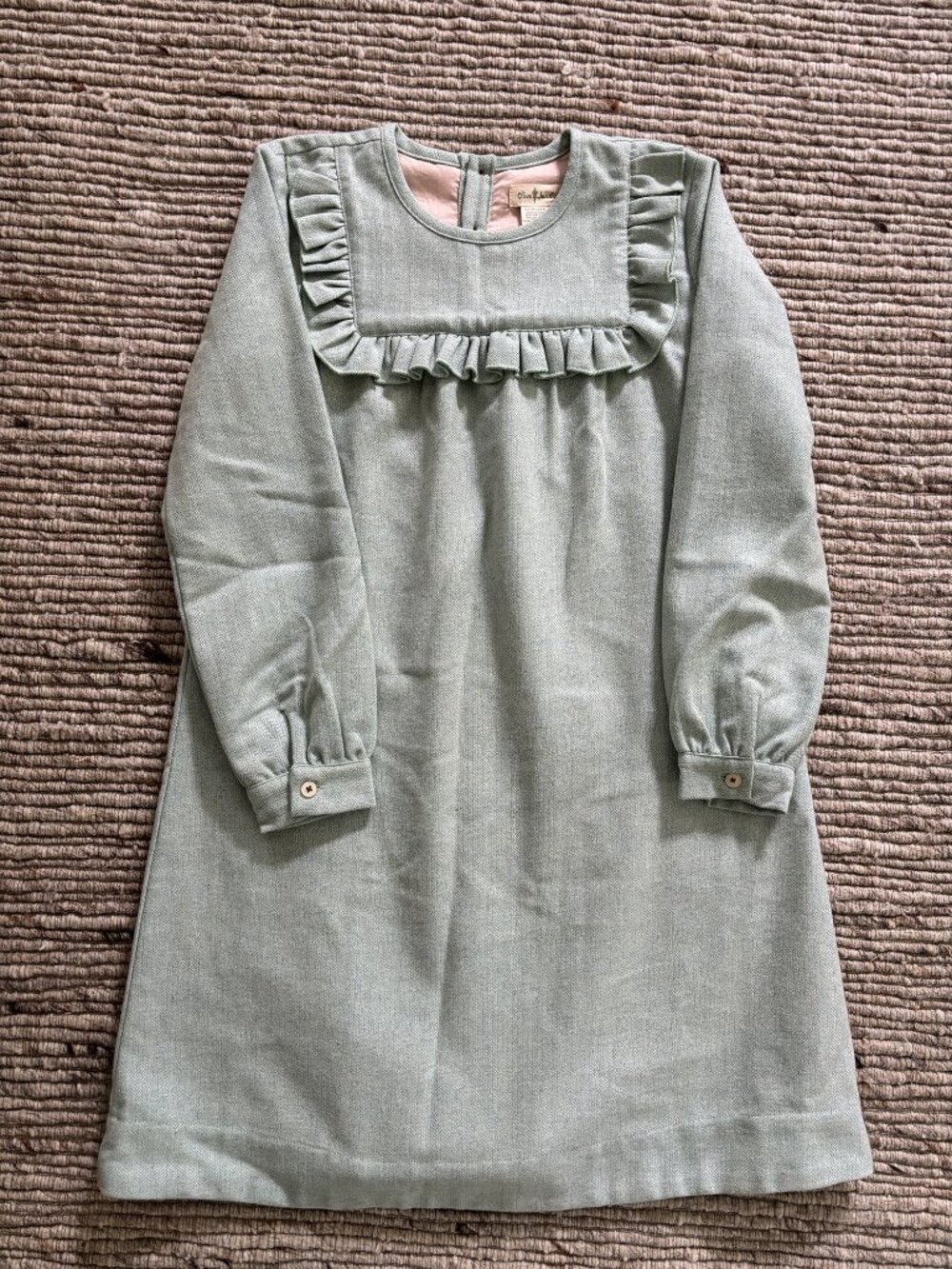 Olive Juice Wool Blend Dress